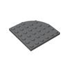 10pcsMOC compatible with 6003 board 6x6 rounded corner building blocks, creative DIY technology for children's toys