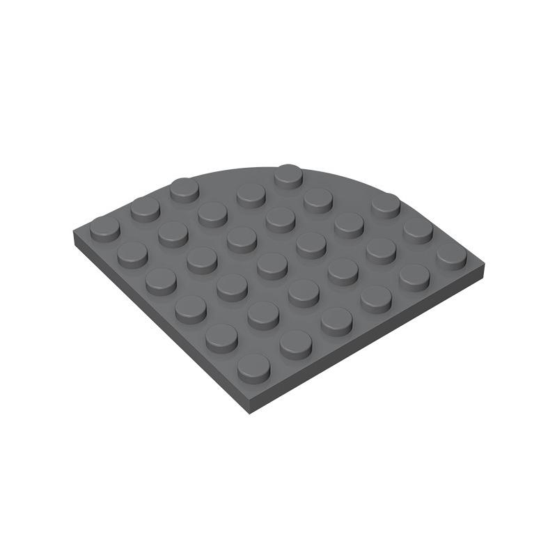 10pcsMOC compatible with 6003 board 6x6 rounded corner building blocks, creative DIY technology for children's toys