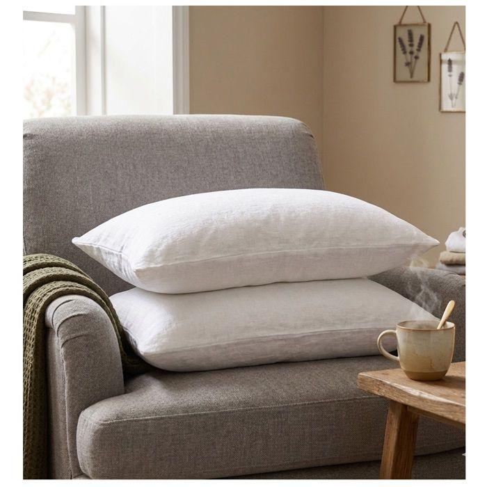 Protège-traversin - EDEN - Elisa - 100% coton - 65 x 100 cm - Blanc