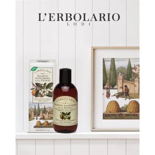 Anti-Schuppen Shampoo für Haare auf Propolis-Basis L'ERBOLARIO 200 ml