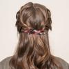 Damen-Haarnadel, gedreht, Damen-Frühlingshaarnadel, automatische Haarnadel, geeignet für Haare mittlerer Dichte, modische Acryl-Pferdeschwanz-Haarnadel