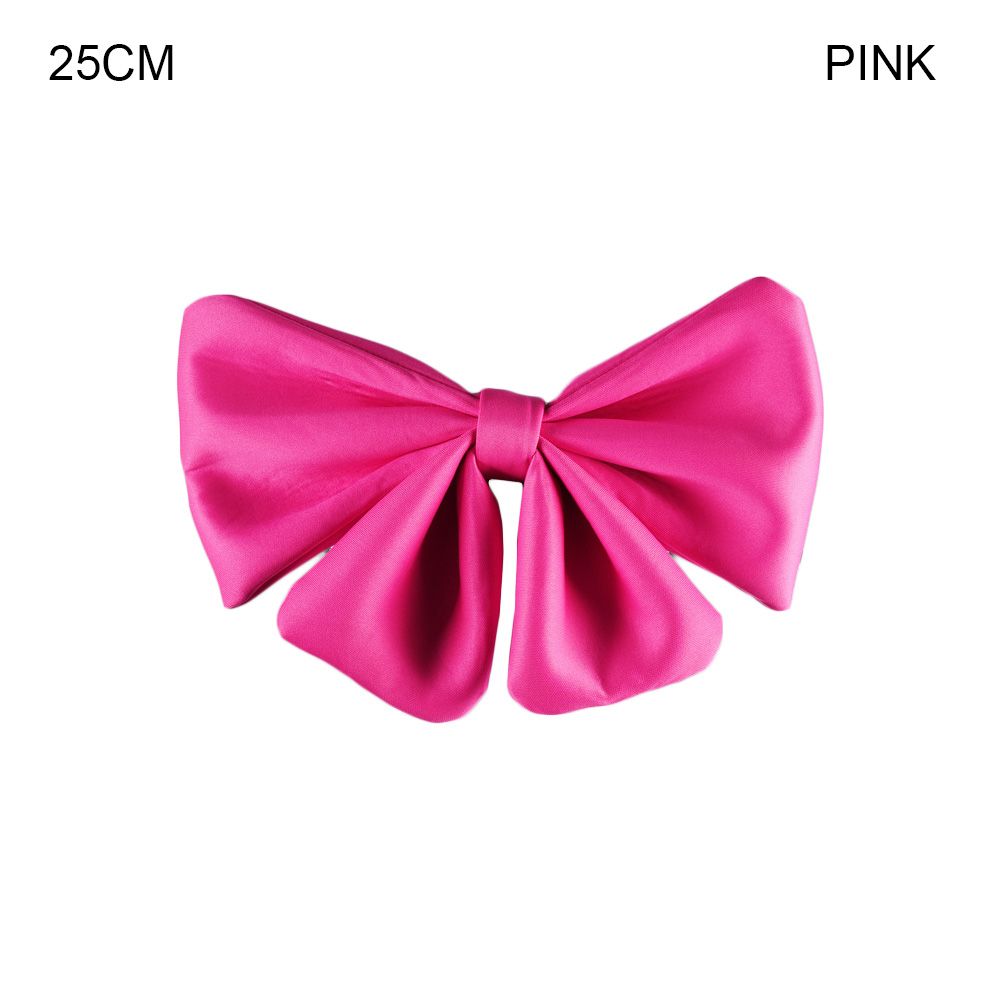 Sweet and Cool Style Red Bowknot Motorcycle Helmet Decor Soft Bow Fittings DIY Helmet Modeling Easy Install No Deformation