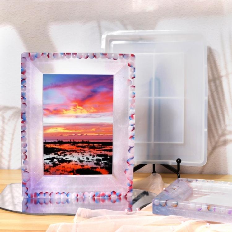 Large Photo Frame Silicone Mold Square Picture Frame Mold for DIY Crafts Making