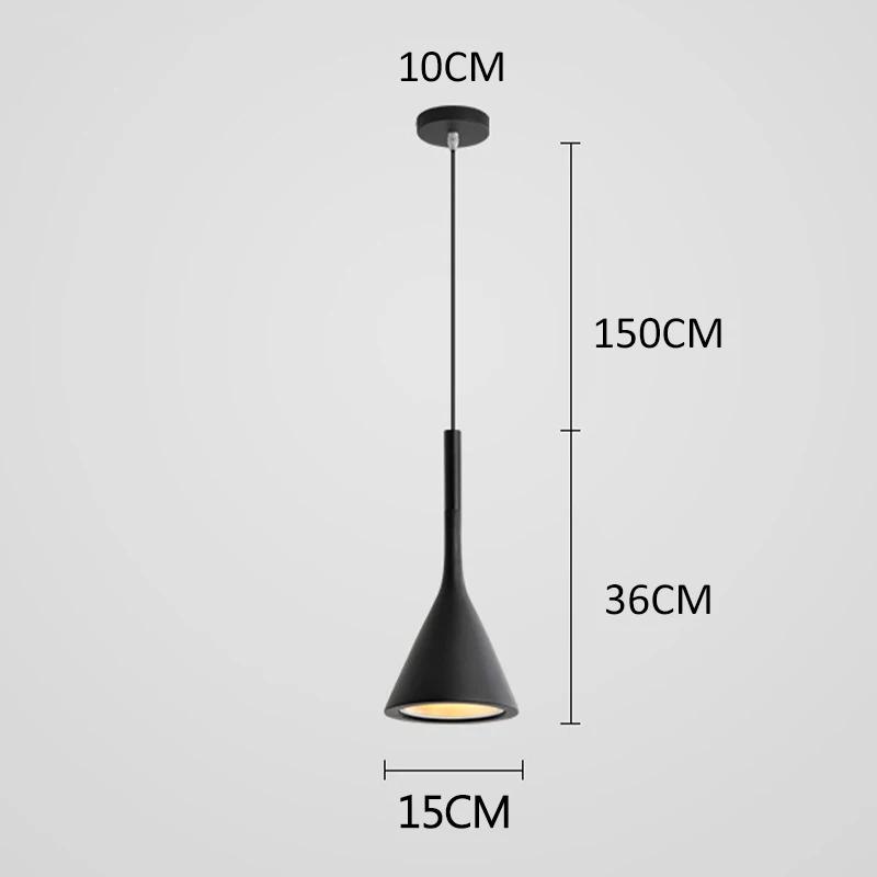 Nordic Modern Led Pendant Lights Kitchen Bars Home Bedroom Dining Table Hanging Lamp Cafe Indoor Lighting Living Room Decoration