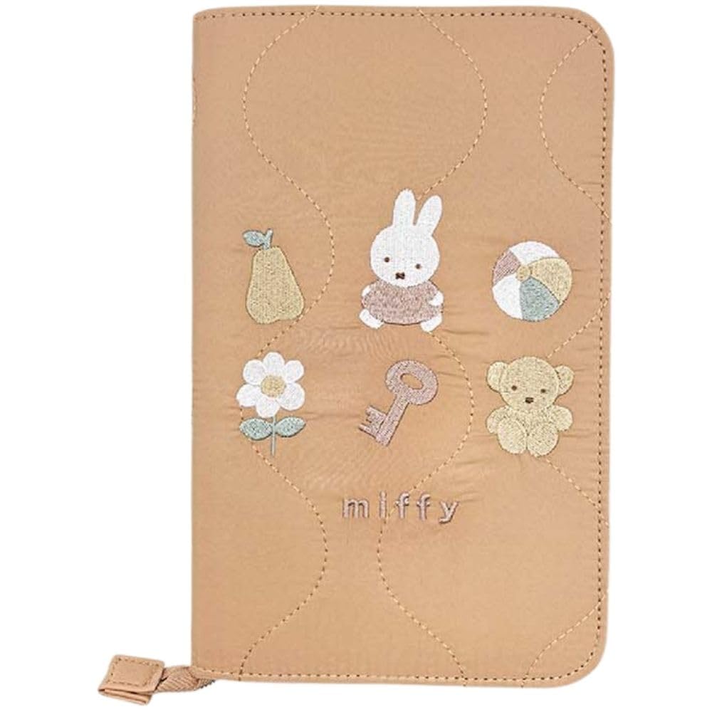 

Marimo Craft Miffy Quilt Embroidery Series Free W150 x H230 x D25mm Case, Beige, Approx. (DBM-2790) бежевий