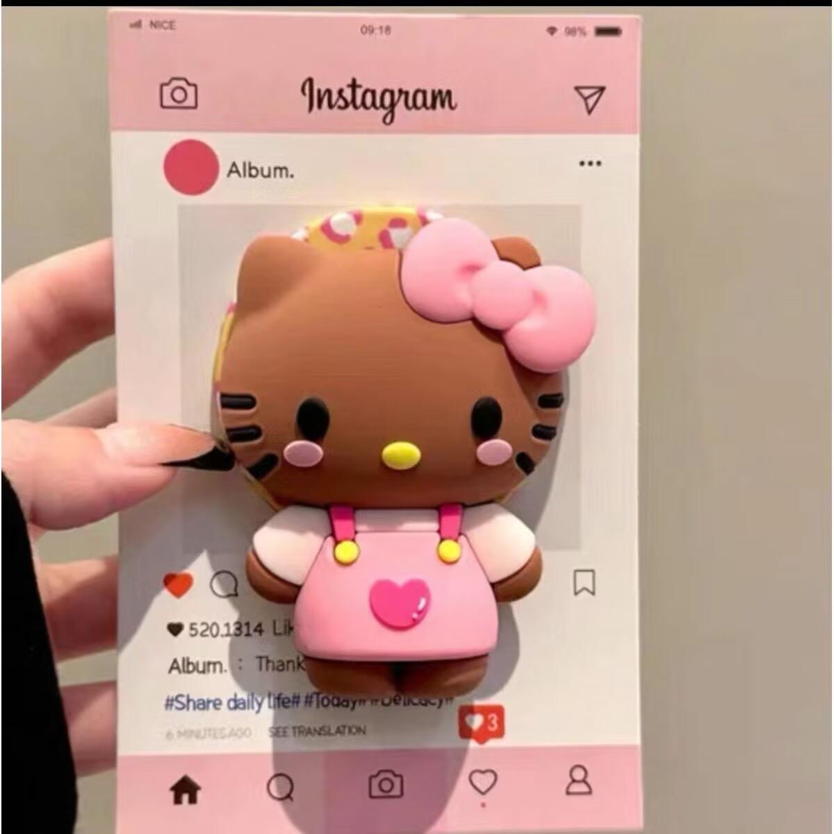 Korean 3D Magnetic Stand for MagSafe Phones: Desktop Holder and TV Show Support