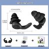 Houxin Silicone Noise-Canceling Earplugs for Sleep and Study - Portable and Silent Set