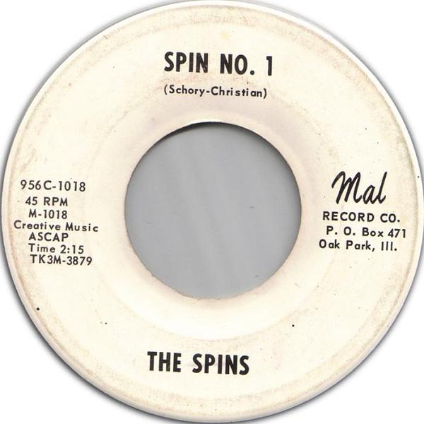 

7inch Record SPINS - Spin No. 1 / Spin No. 2 M1018 Mal Record Co. 1966 US Pop Used