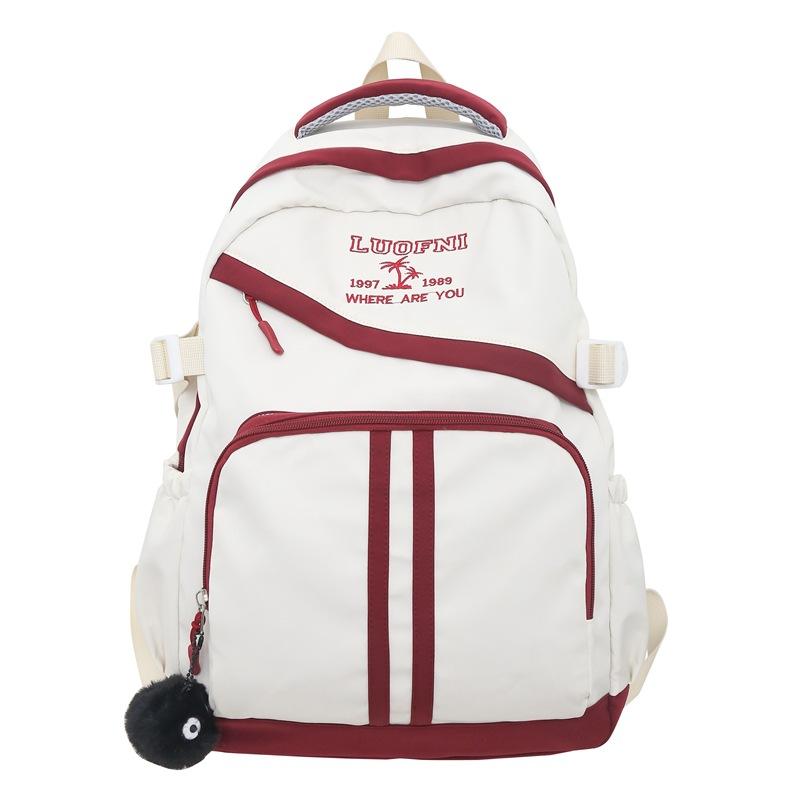 Backpack Korean Large Capacity College Student Schoolbag New Trendy Casual Fashion Backpack