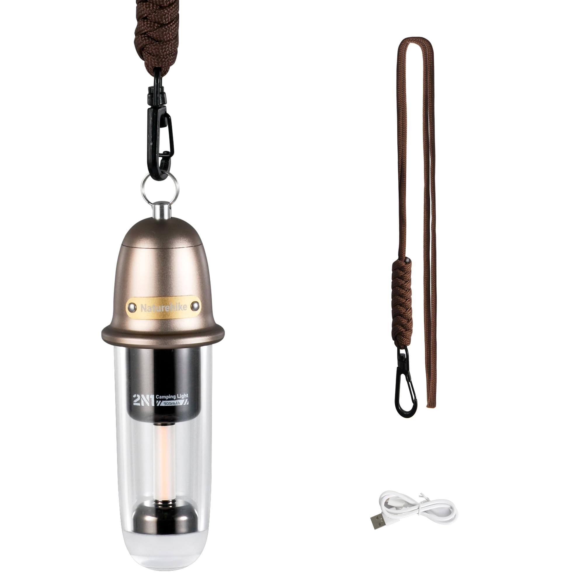 

Naturehike Handy Camping Lantern, Type-C Rechargeable Flashlight for Camping