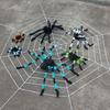 Horror Halloween Plush Cobweb Stretchy Halloween Spider Web Practical Joke   Home