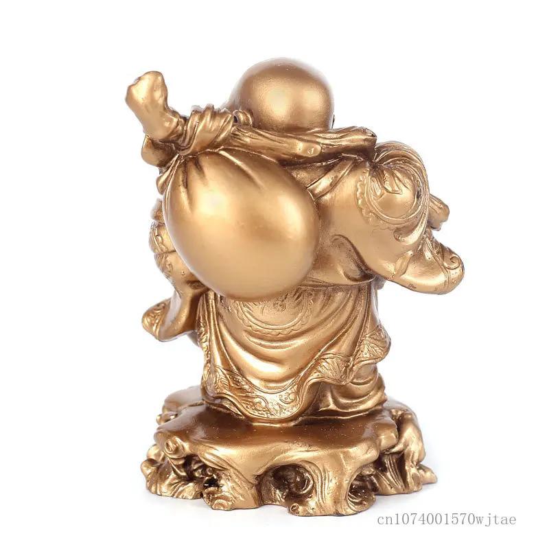 Statua Creativa del Buddha Maitreya, Decorazione Scultorea, Casa, Soggiorno, Ufficio, Artigianato in Resina Regalo, Fengshui, 1 Pezzo