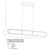 Lampa wisząca Cerrila PND-29772750-1A-GD Italux