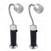 2 Pieces Barbecue LED Flashlights Bright Beam Magnet Base for BBQ Outdoor Car Repair Lighting
