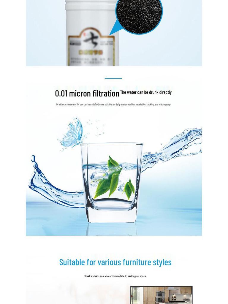 3+2 Ultrafiltration Water Purifier: Direct Drinking Kitchen Tap Filter