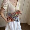 Vintage Chinese Style Chain Crossbody Casual Daily Commute Small Square Shoulder Handbag