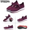 WTEMPO Women Spring Summer Large Size Soft Sole Breathable Shoes Female Solid Color Non Slip Sneakers