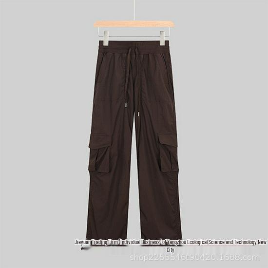 LULU Original Design Quick-Dry Thin Cargo Joggers for Dance, Hiking, and Casual Wear