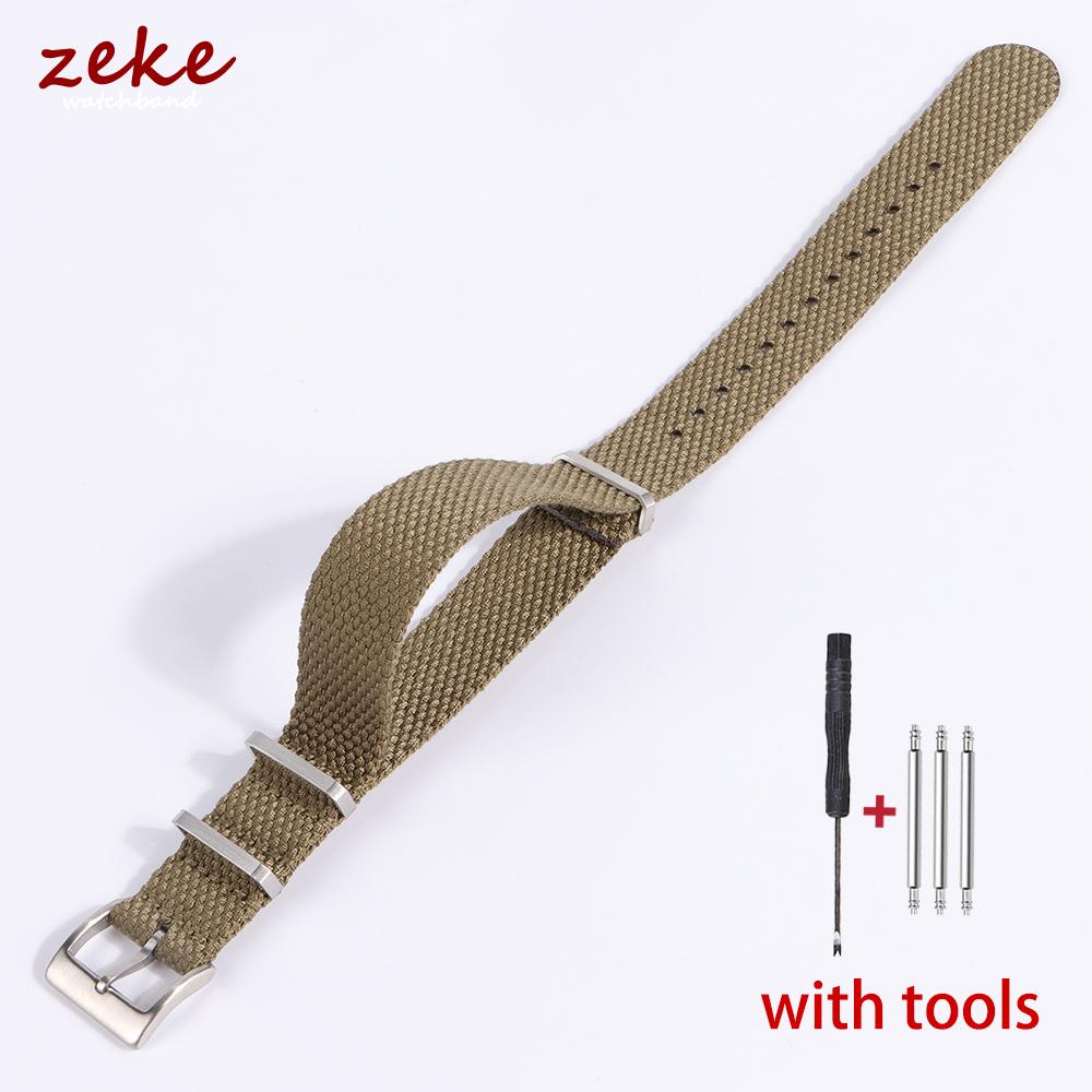 

Premium High Density Durable Fabric Braid Nylon Watch Strap 22mm 20mm Soft Nylon Watch Band Thicken Sport Wristband Accessories 22mm