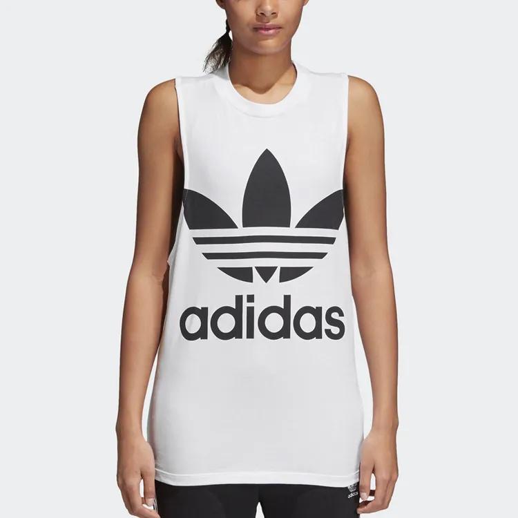 Adidas Originals Trefoil Tank Tops Women's White (Unisex) Tank Tops CE5580