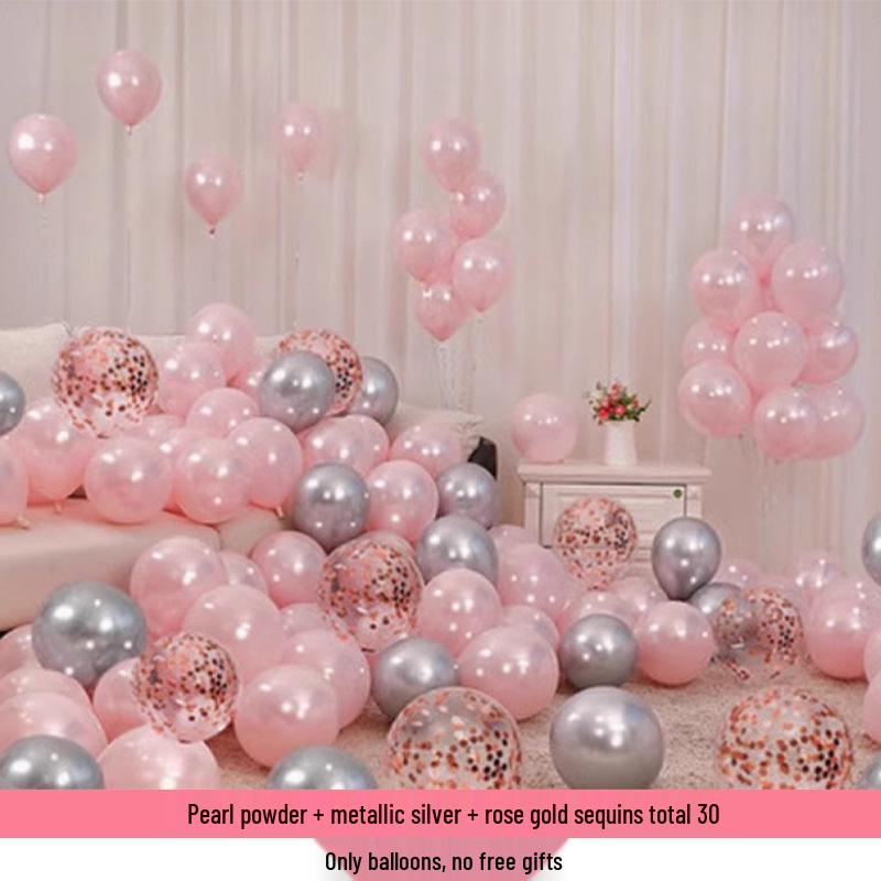 2025 Pink Balloon Set for Engagements, Weddings, and Birthdays