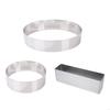 Stainless Steels Cake Rings Mousse Cake Baking Mold Dessert Rings Pastry Mould X3UC