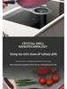 German Crystal Non-Stick Oilless Wok: Smoke-Free Flat Bottom Stir-Fry Pan for Induction & Gas Stoves.