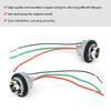1157 Socket Connector, BAY15D/1157 Iron Core Lamp Holder Adapter Base Socket Connector Harness Plug Brake/Stop/Turn Signal Light