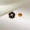 Mysterious Camellia Brooch Exquisite Fashion Pin Elegant Romantic Jewelry Accessories Party Birthday Festival Gift Souvenir