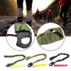 Adjustable Quick Release Safety Sling Lanyard Bungee Rifles Strap Safety Rope Strap Rope Line Climbing Protective Sling