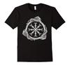 Norse Myth Vegvisir Compass Rune TShirt 100 Cotton ONeck Summer Short Sleeve Casual Mens Tshirt Size S3XL