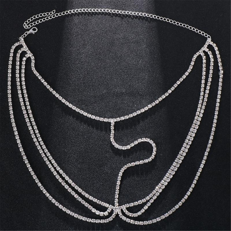 Sparkling Multilayer Face Chain Hair Headdress Veil Mask Fashion Face Chain Perfect for Special Occasions Role Playing