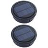 LED-Solarleuchte Ersatzoberteil 10,5 cm mit automatischem Lichtsensor Vollständig bei Tageslicht geladen Keine manuelle Bedienung erforderlich