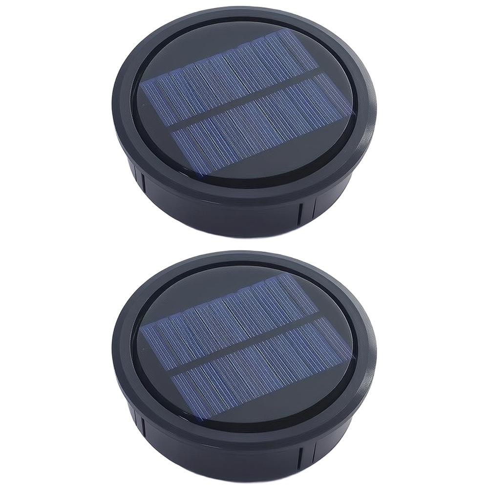 LED-Solarleuchte Ersatzoberteil 10,5 cm mit automatischem Lichtsensor Vollständig bei Tageslicht geladen Keine manuelle Bedienung erforderlich