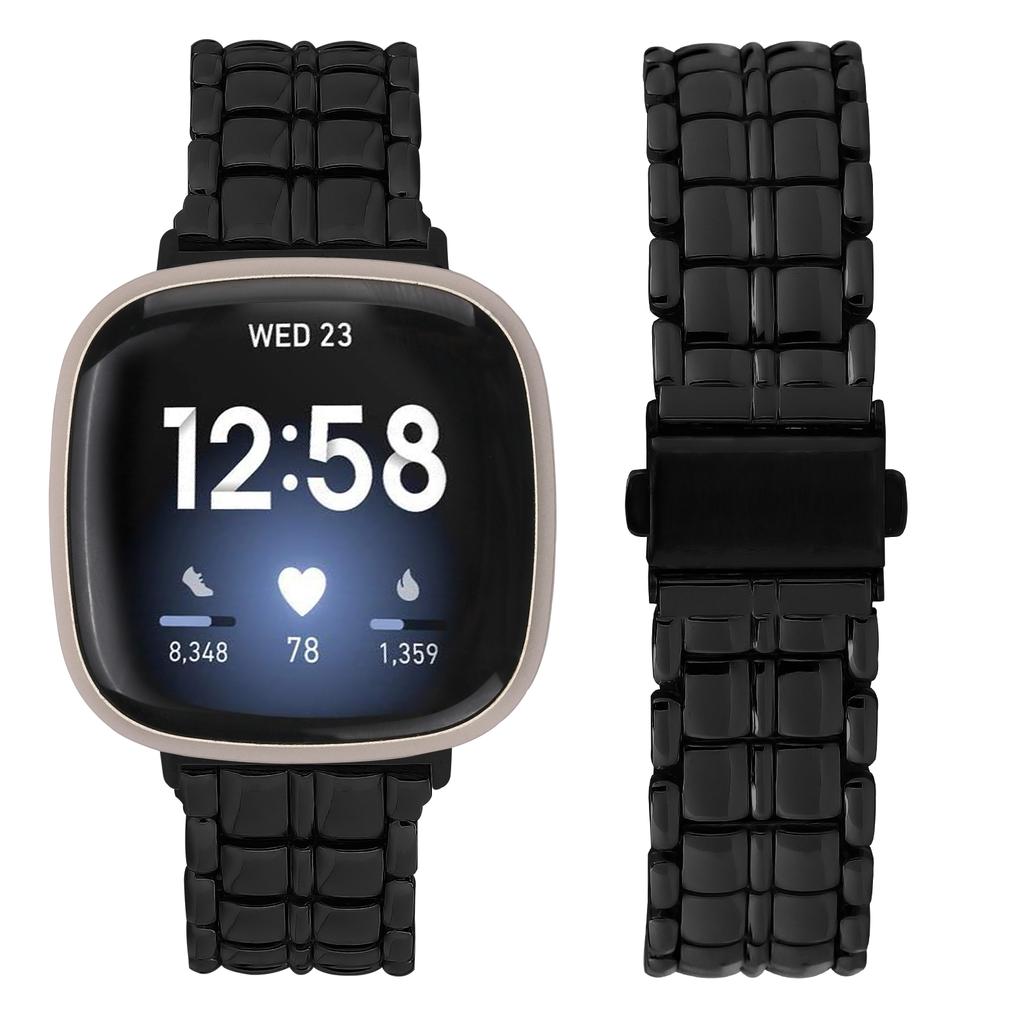 For Fitbit Versa 4/Sense 2 Smartwatch Metal Replacement Wrist Strap