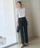 Deuloupisumeon Non-Fade Denim Slacks [Black]
