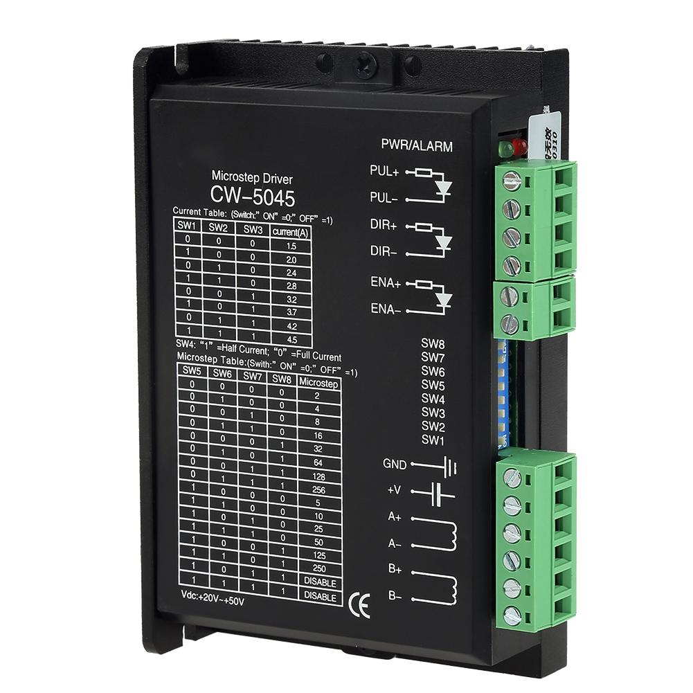 1pc Stepper Motor Microstep Driver CW-5045 4.5A 24V-50V  for CNC   Motors