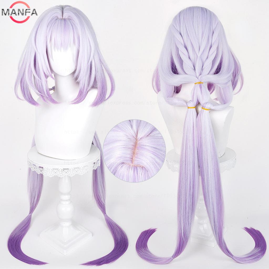 Castorice Cosplay Wig Heat Resistant Synthetic Anime Wigs + Wig Cap