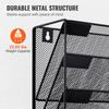 File Wall Rack, One-Piece 6 Pockets Mesh Wall File Holder, Wall Mounted Magazine Mail Paper & Document Storage Folder, Metal Wall File Organizer with