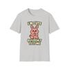 Unisex Softstyle T-Shirt Cute Yet Fierce Rabbit Bold Comic Humor Graphic