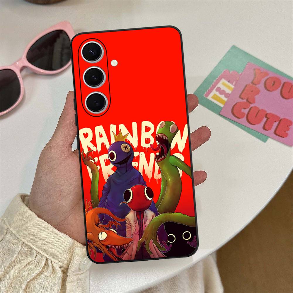 Cartoon R-Rainbow Friends Phone Case For Samsung S 24 Fe 25 Ultra Plus 20 Lite 21 30 22 23 24 22 Ultra 5G Fundas