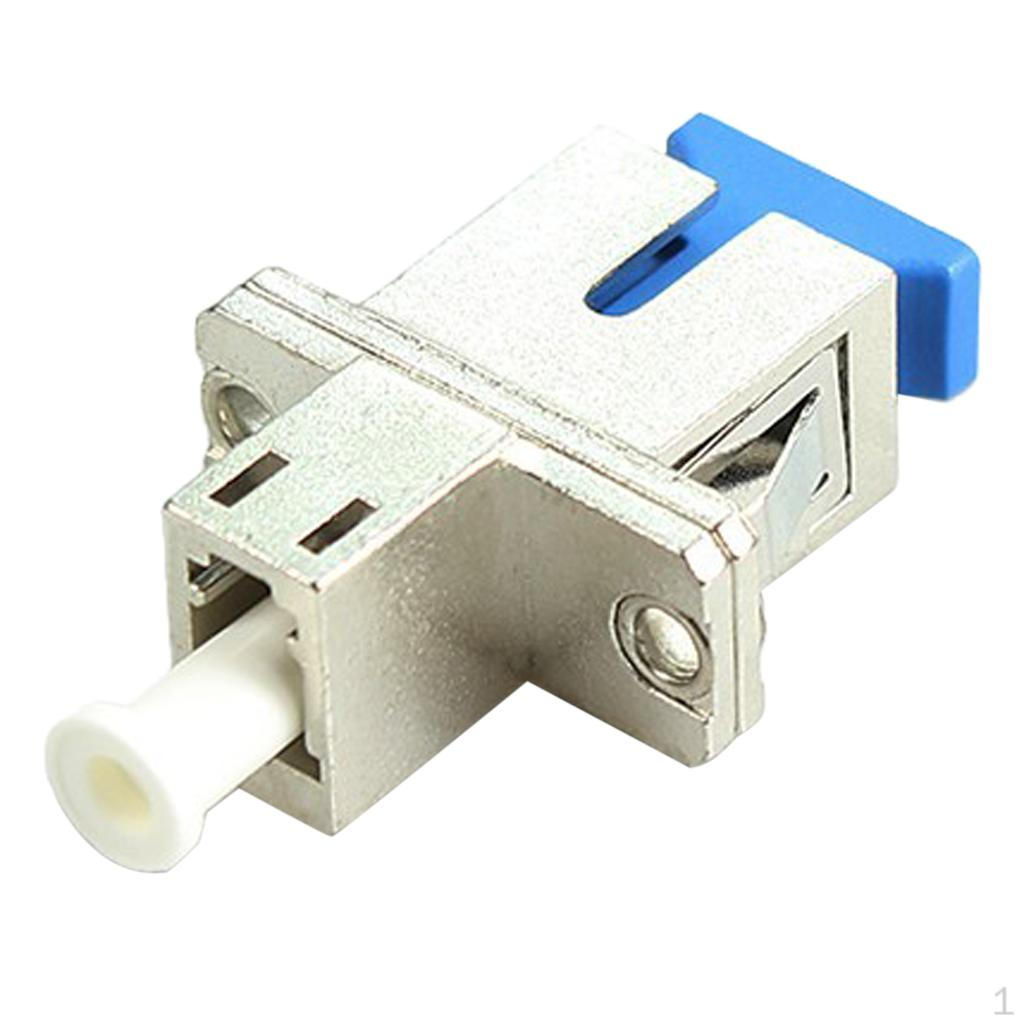 SC to LC Single Mode Metal Housing Fiber Optic Adapter Flange Coupler