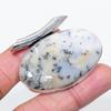 Natural Dendrite Opal Gemstone 925 Sterling Silver Jewelry Pendant 1.50" A3U38