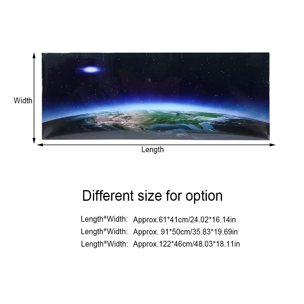 Aquarium Fish Tank Background Poster Decoration PVC Sticker Landscape Image(91*50cm)