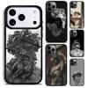 Griechische Ästhetik Gipsstatue Handyhülle für iPhone 17 16 15 Pro Max Air 14 13 12 11 Plus Stoßfeste Hülle