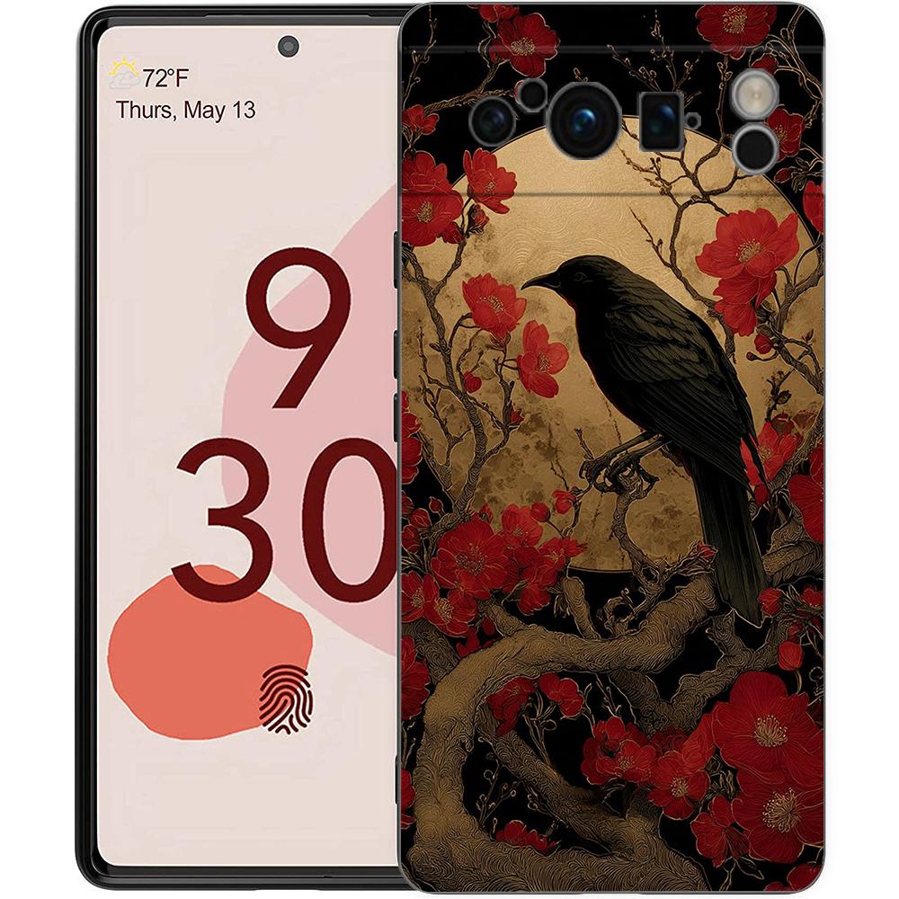 

Чехол для телефона Google Pixel 10 9 8 7 6 7A 6A Pro Ударопрочный Мягкий ТПУ 10 9 Pro XL Корпус Чехлы Сумки Black Raven Coque Pixel 9A