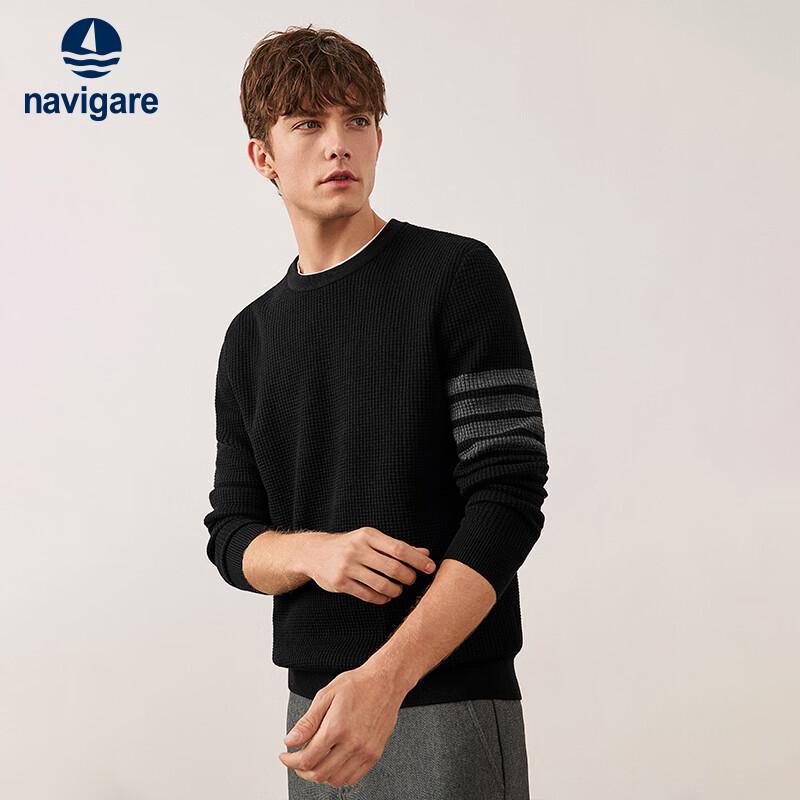 

Navicare Men s Autumn/Winter Long Sleeve Round Neck Sweater XL