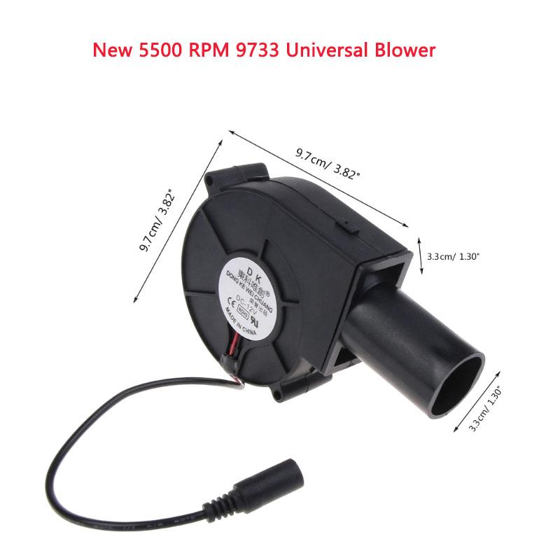 BBQ Air Blower Portable BBQ Fan Air Blower Handheld Barbecue Fan US/EU Plug