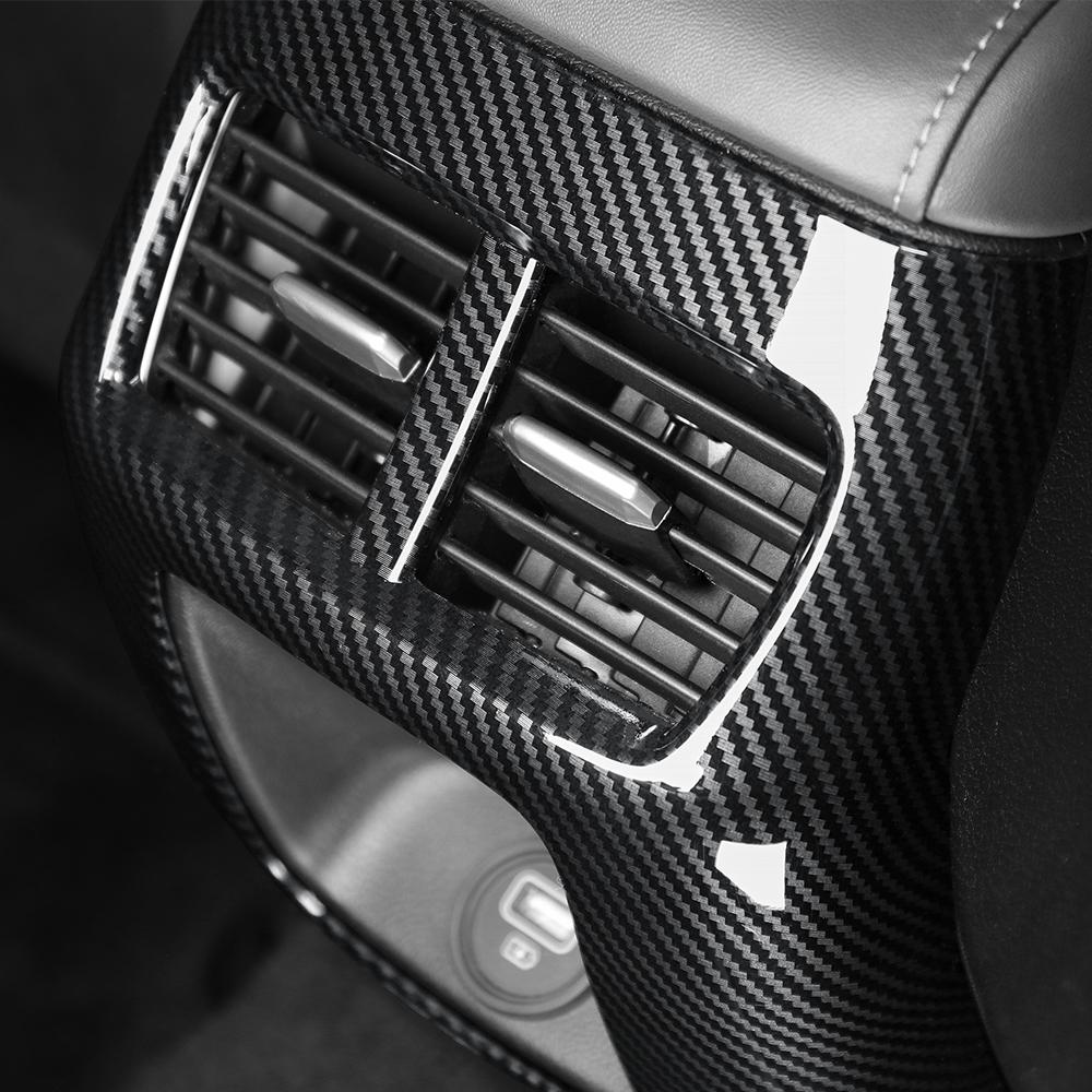 Vehicle Interior Trim Accessories Rear Air Vent Decorative Frame Covers ABS Material For Hyundai Sonata DN8 2021-2024 LHD RHD