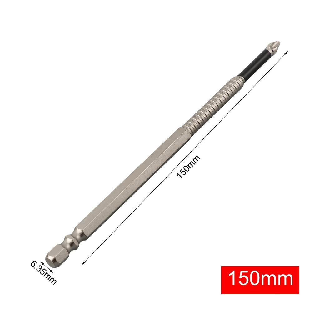 High Performance Magnetic Screwdriver Bit Long Drill Bits PH2 Alloy Steel